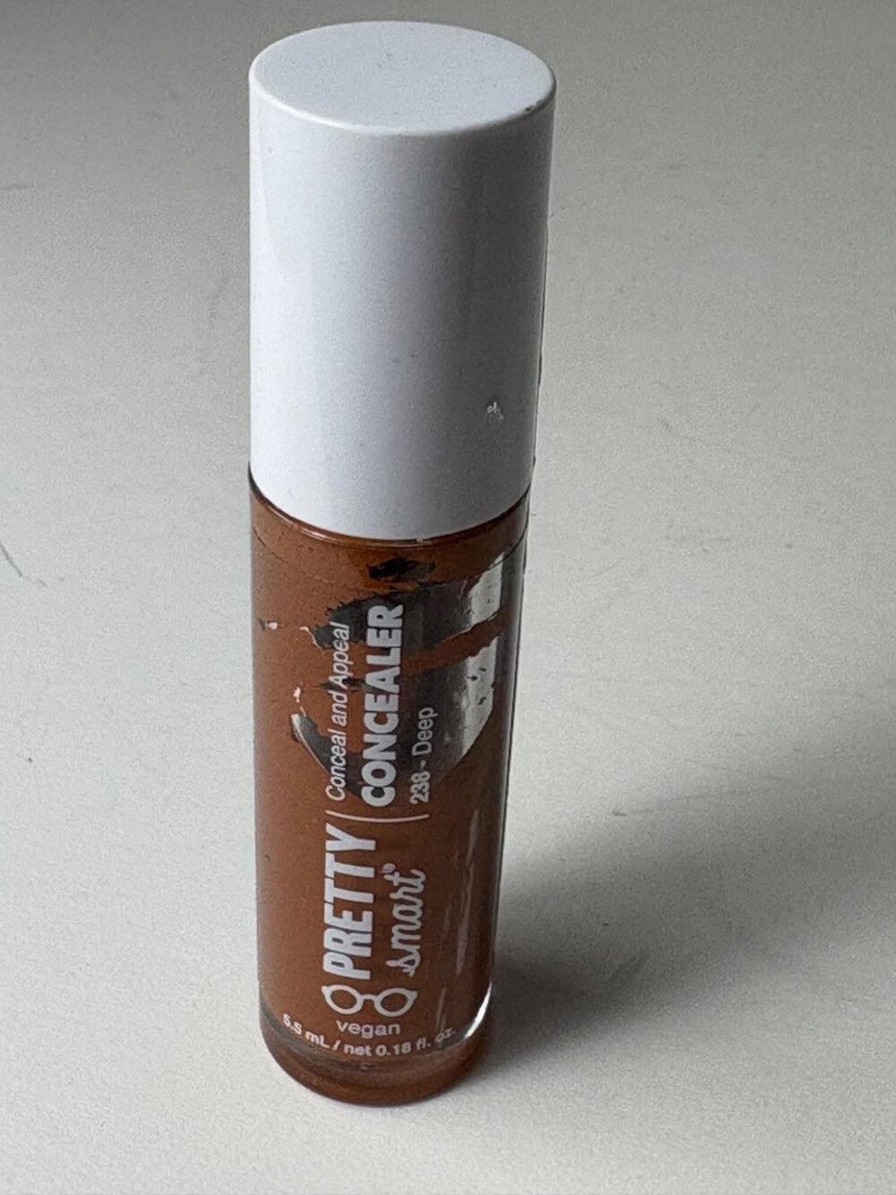 Pretty Smart Concealer 238 Deep Vegan 5.5 mL / 0.18 fl oz New
